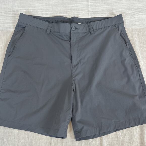 Rorie Whelan Men's Golf Shorts Size 38 Gray RW Golf Quick Dry - Picture 1 of 4